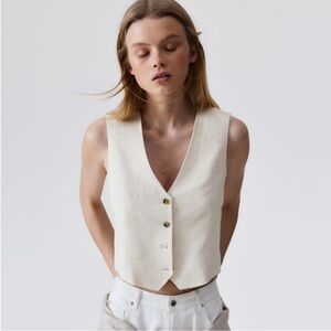 H&M Ivory Vest